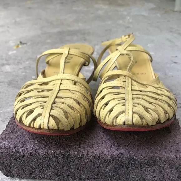 Prada  woven  sandals - Picture 5 of 12